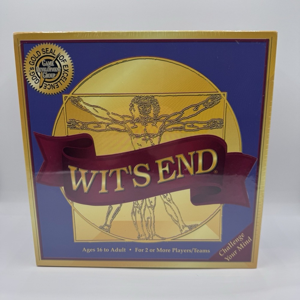Game Development Group Wit's End Board Game (New & Sealed)